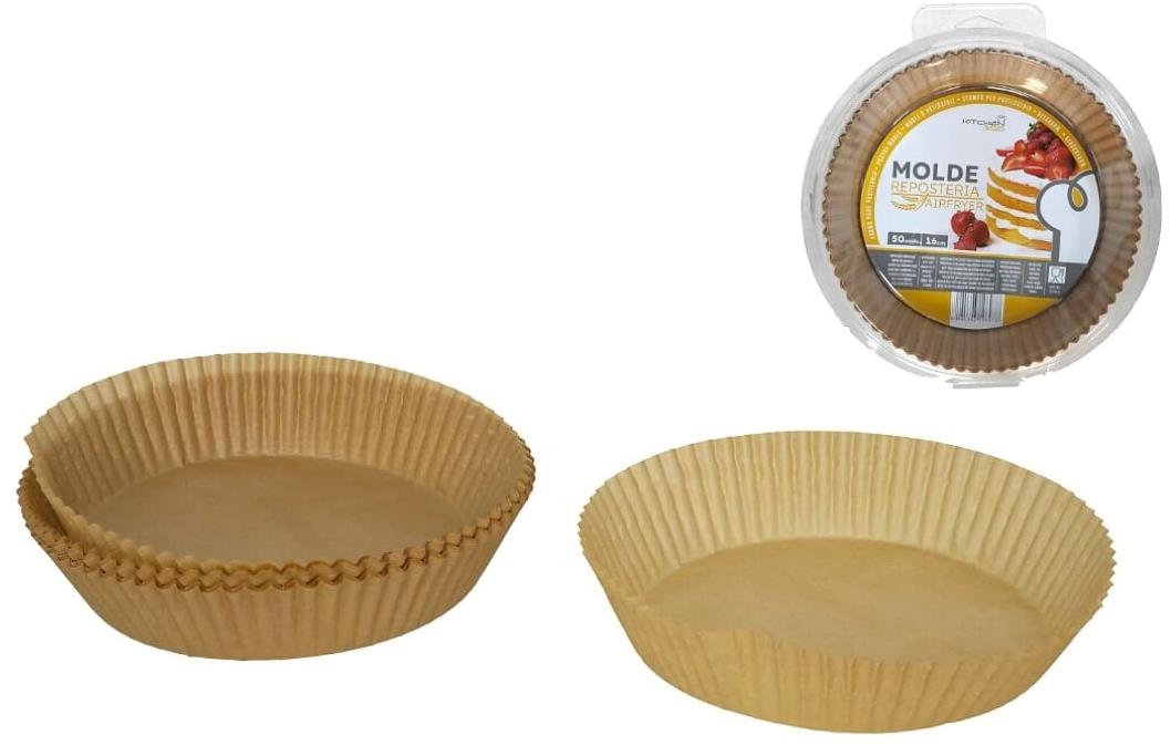 GERIMPORT Forma na pečení průměr 16 cm 50 ks, papír