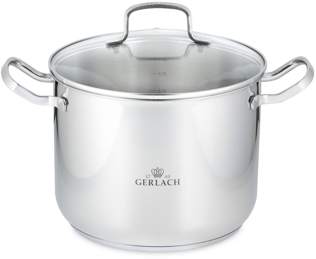 Gerlach AMBIENTE Hrnec vysoký s poklicí 24 cm 7 l