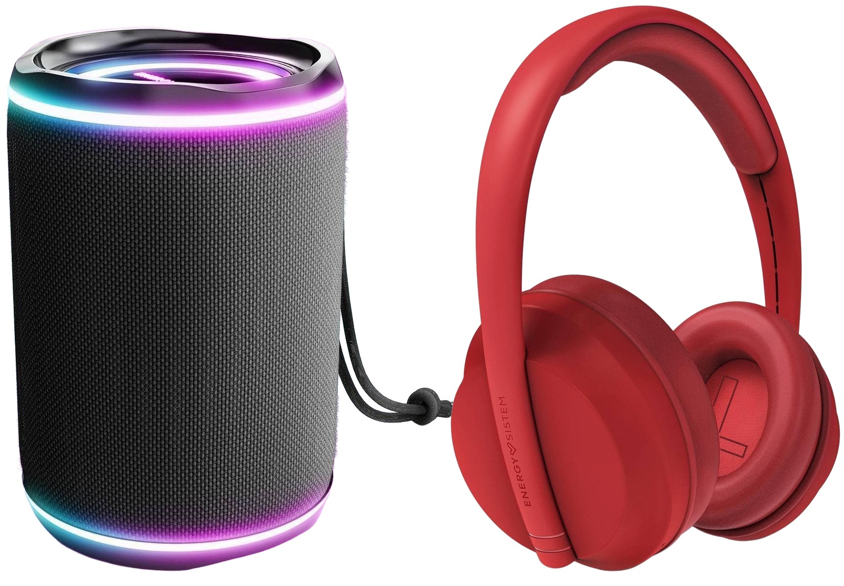 Energy Sistem Urban Box Supernova Black + Sluchátka Hoshi Eco Red