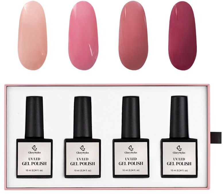 GloryStyles Sada gel laků GP13 Jelly