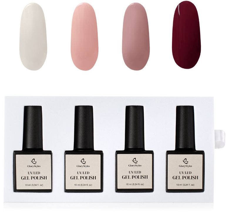 GloryStyles Sada gel laků GP11 Nude