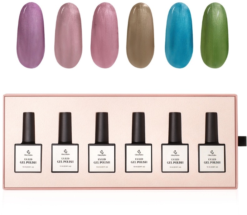 GloryStyles Sada gel laků GP07 Summer Cat Eye
