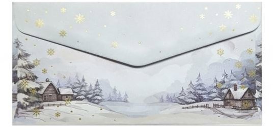 Galeria Papieru Pearl DL motiv zima - balení 10 ks