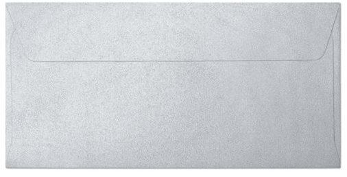 Galeria Papieru Pearl DL perleťová stříbrná - balení 10 ks