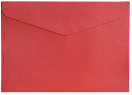 Galeria Papieru Pearl C5 perleťová červená - balení 10 ks