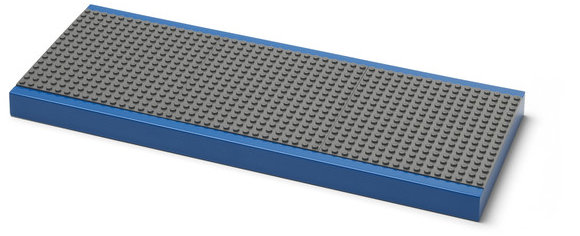 LEGO Polička na vystavení stavebnic, modrá