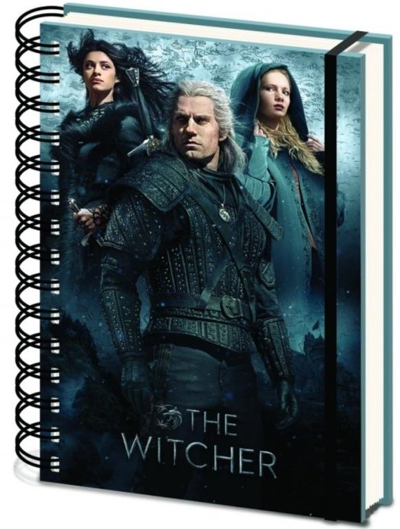zápisník The Witcher v kroužkové vazbě