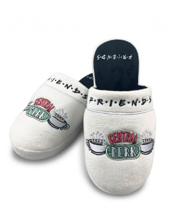 Friends - Central Perk - papuče vel. 38-41 bílé