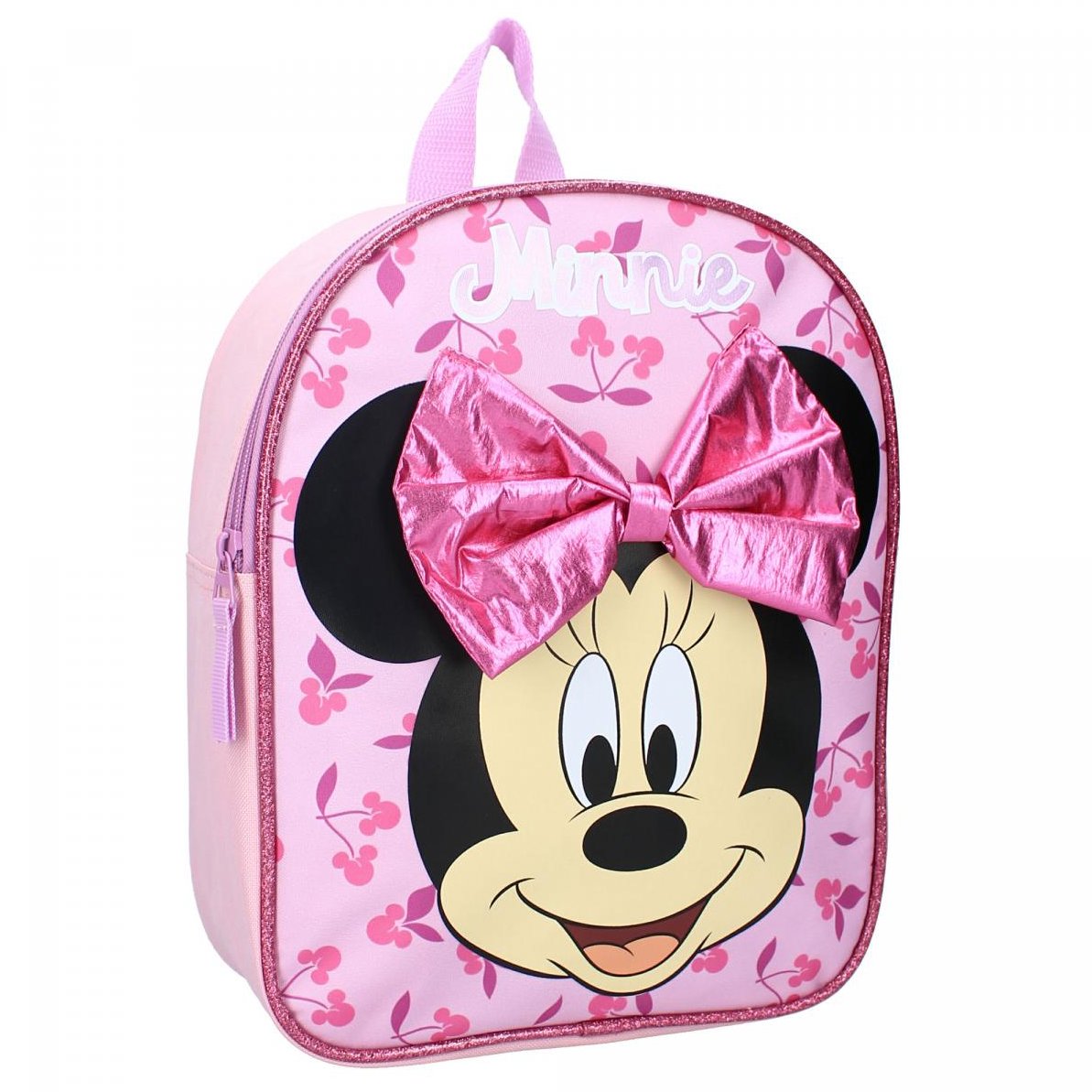 Disney Minnie - Batoh, růžový s mašlí