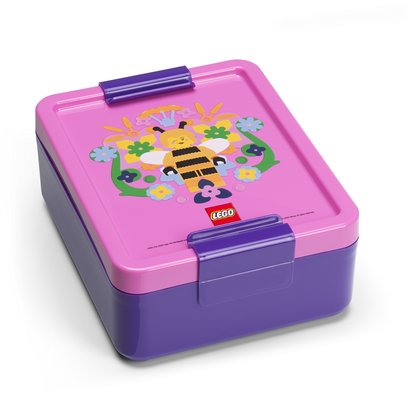 LEGO Storage Bee box na svačinu - fialový