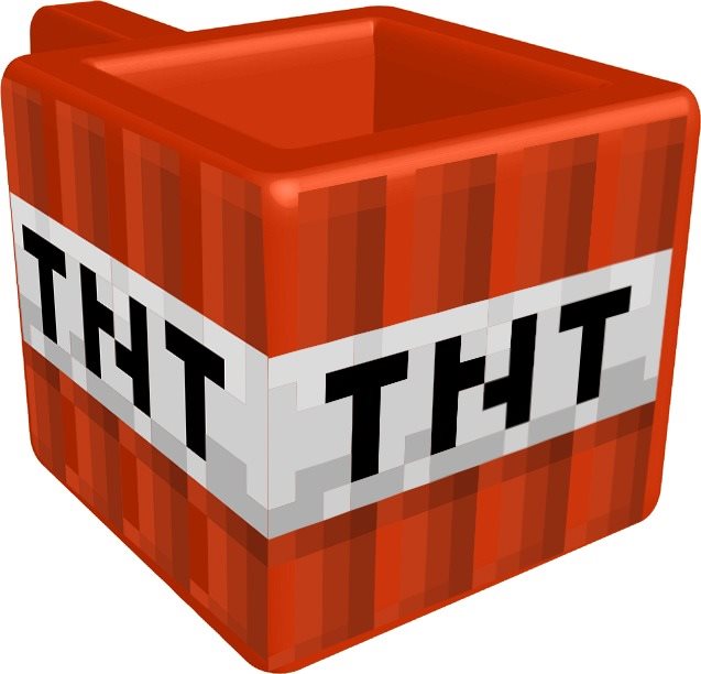 Minecraft - TNT - 3D hrnek