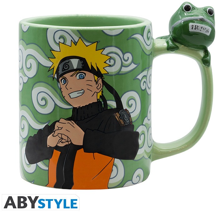 Naruto Shippuden - Naruto and Gama-chan - 3D hrnek