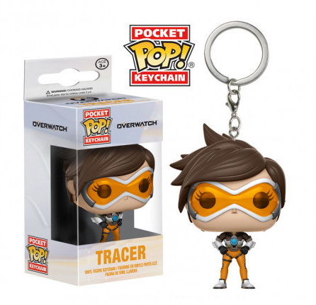 Funko Pop! Keychain Overwatch: Tracer - klíčenka