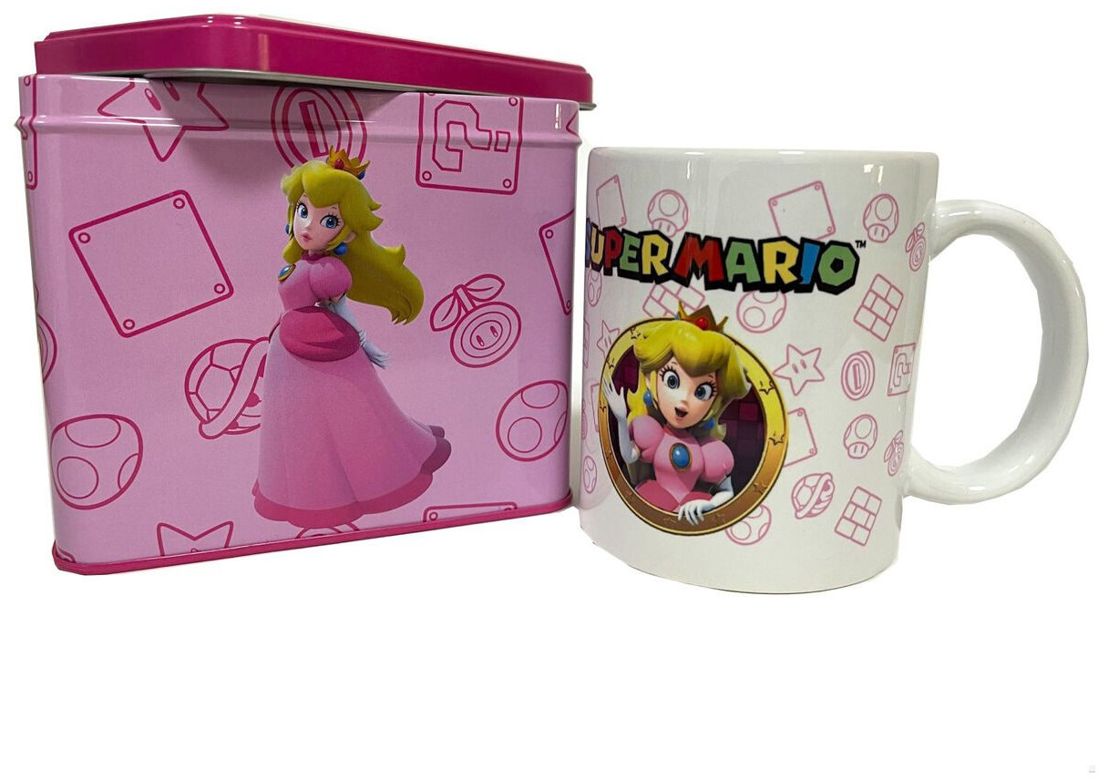Super Mario: Peach - hrnek s kasičkou