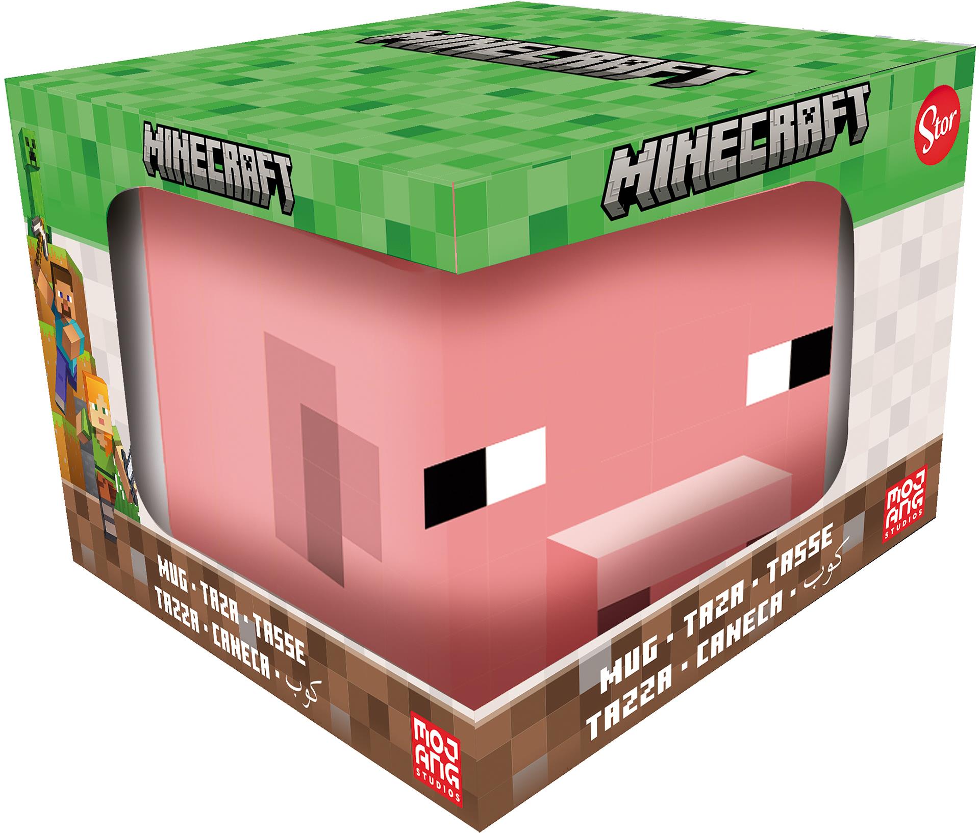 Minecraft Prasátko - 3D hrnek