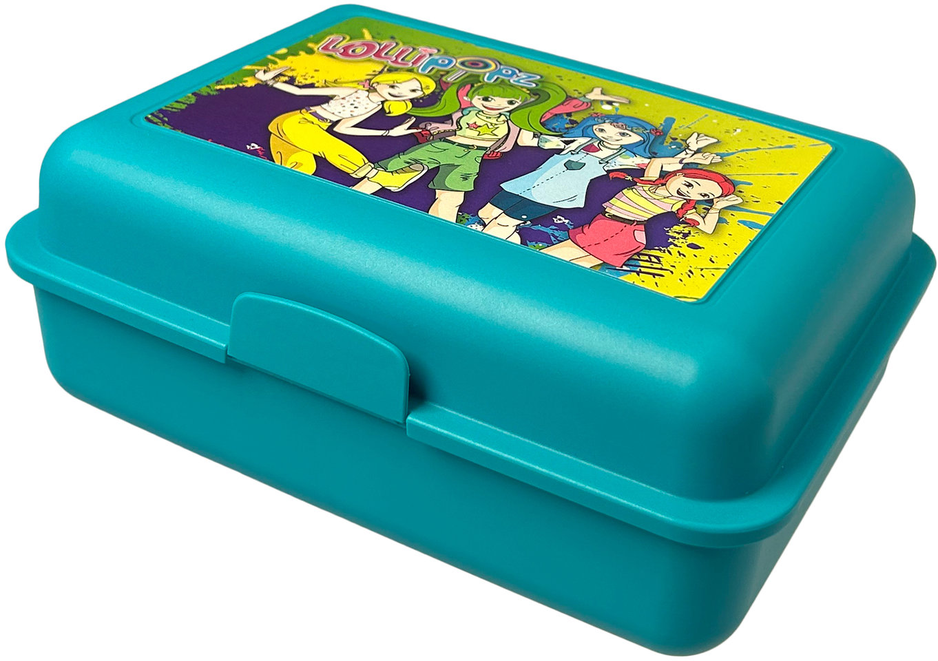 Lollipopz Svačinový box tyrkysový