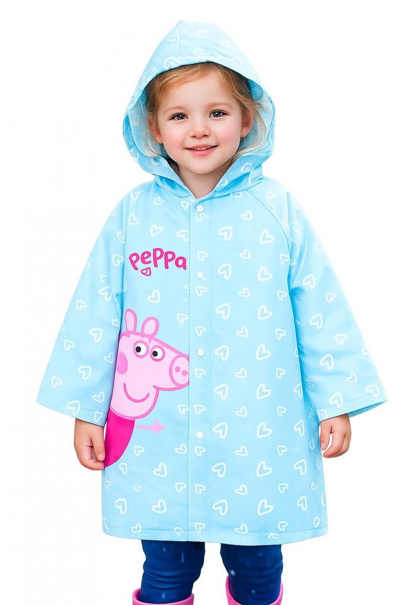 E plus M Pláštěnka Peppa Pig tyrkysová 2-3