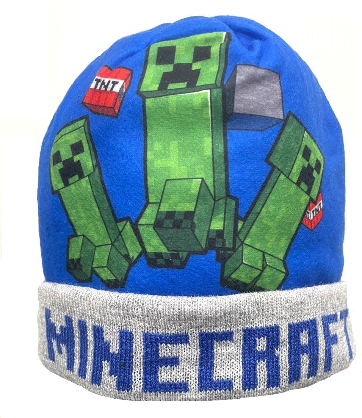 Minecraft 23 - 60808 - zimní čepice, modrá, vel. 56