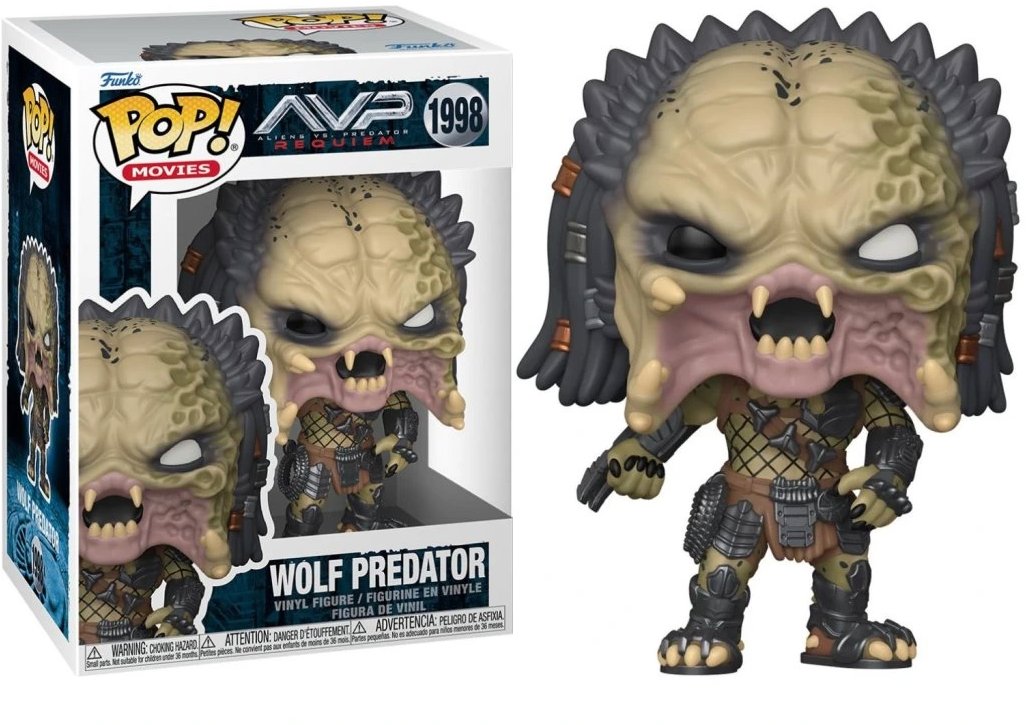 Funko Pop! Aliens Vs. Predator Requiem Wolf Predator 1998