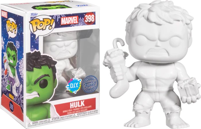 Funko POP Hulk (Holiday) (D.I.Y) (Marvel Comics)