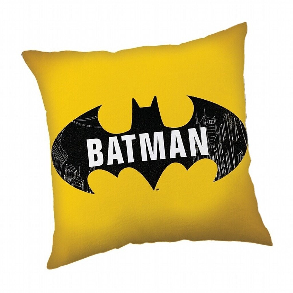 Jerry Fabrics Polštářek Batman The Emblem 40 × 40 cm
