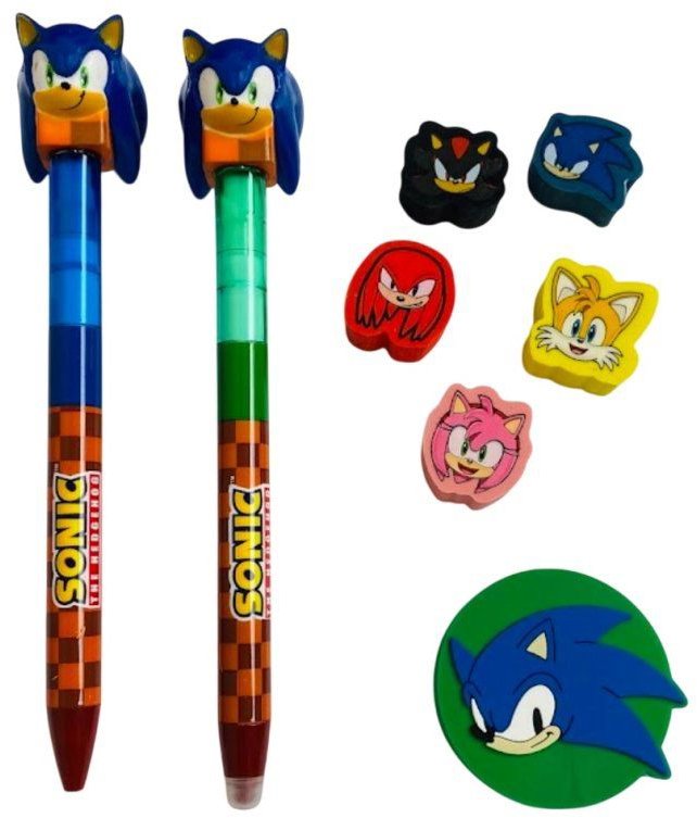 Sonic the Hedgehog: Best Friends - Set školních potřeb
