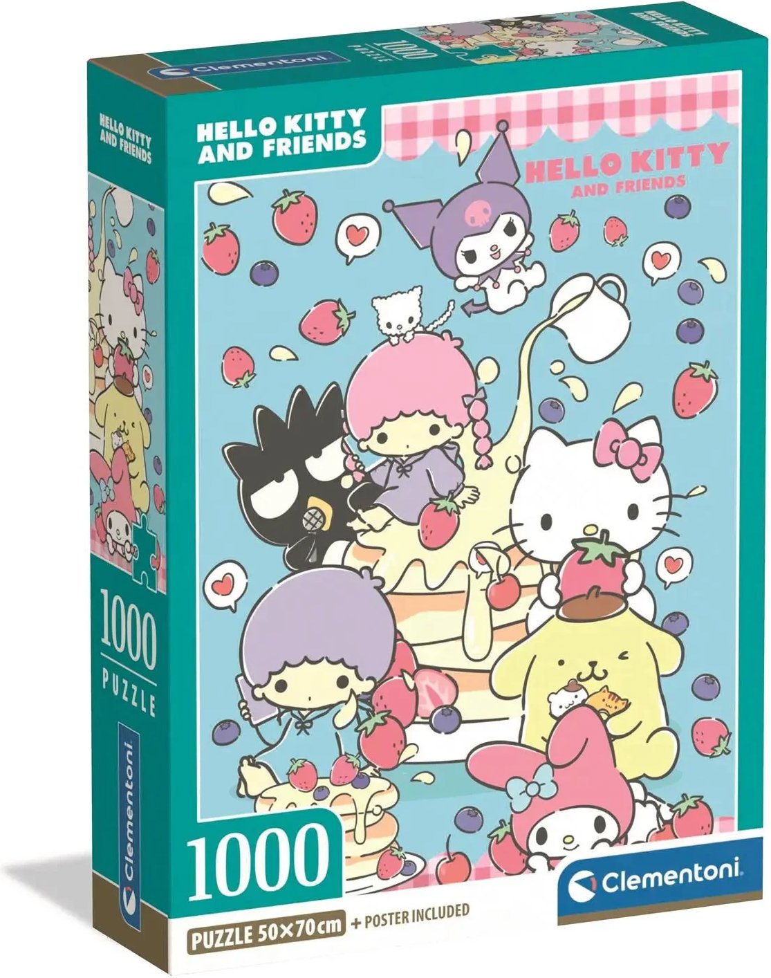 Hello Kitty a přátelé - puzzle 1000 dílků