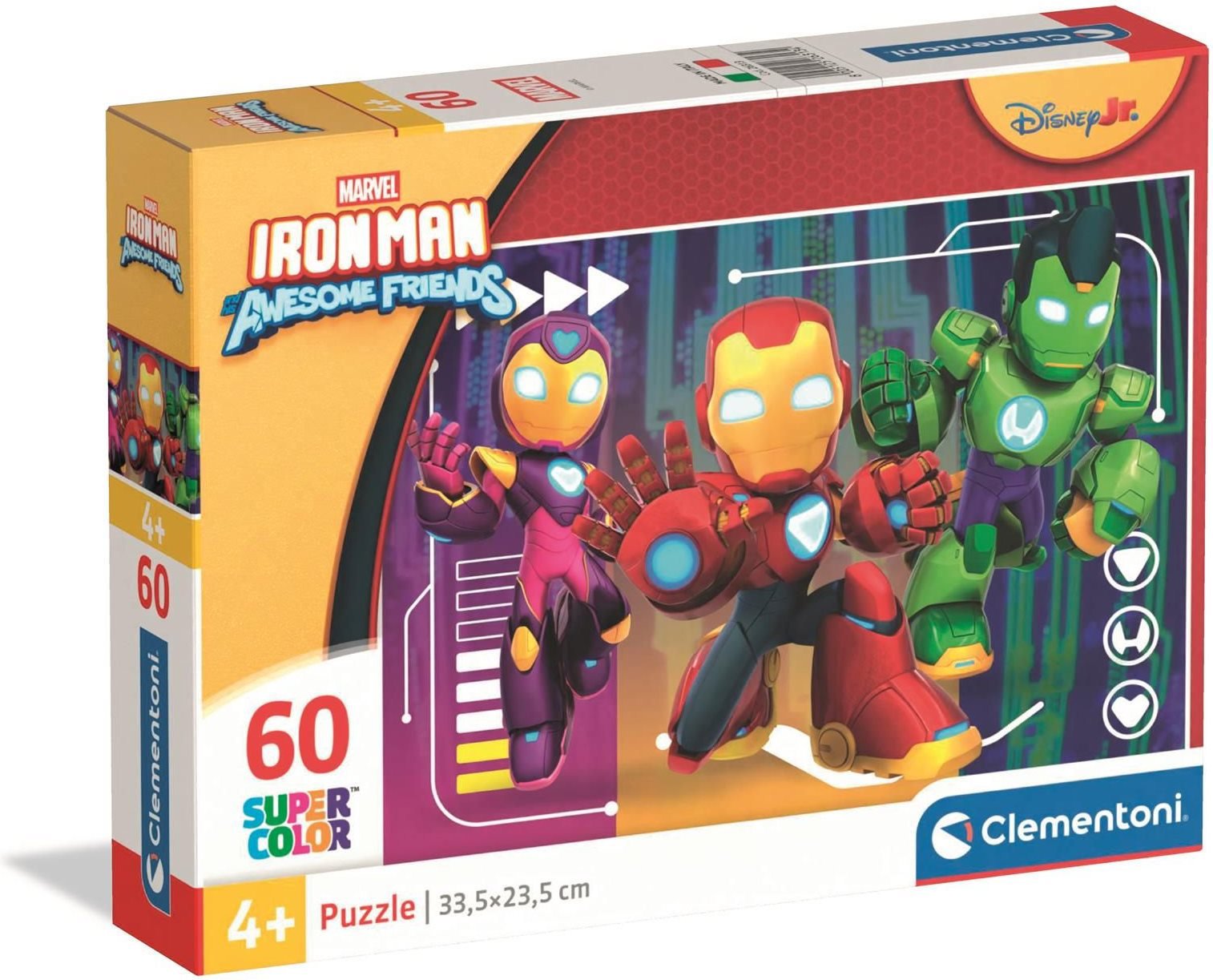 Iron Man a jeho úžasní přátelé - puzzle 60 dílků