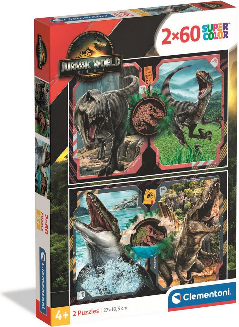 Jurský svět - puzzle 2 × 60 dílků