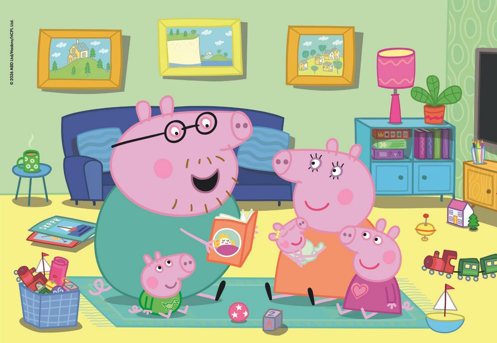 Prasátko Peppa - puzzle 60 dílků