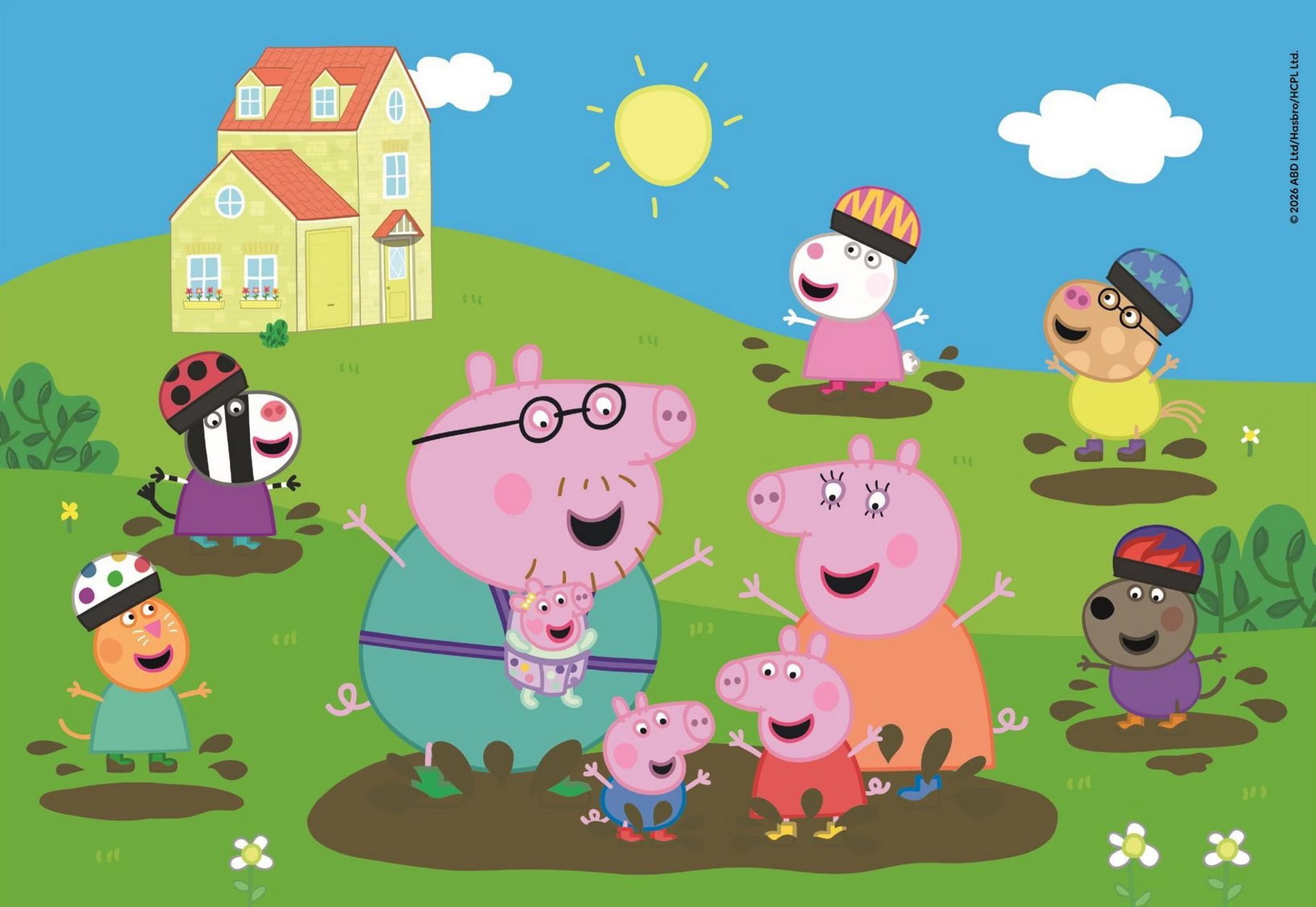 Prasátko Peppa: MAXI - puzzle 104 dílků