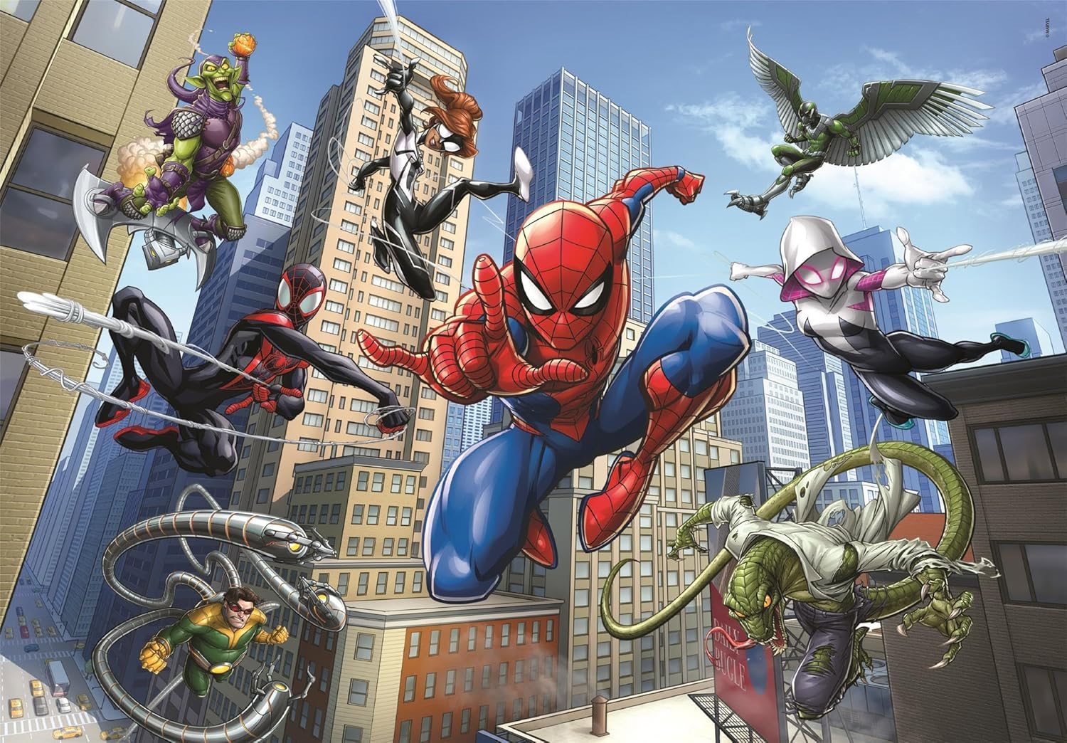 Spiderman: Boj - puzzle 104 dílků