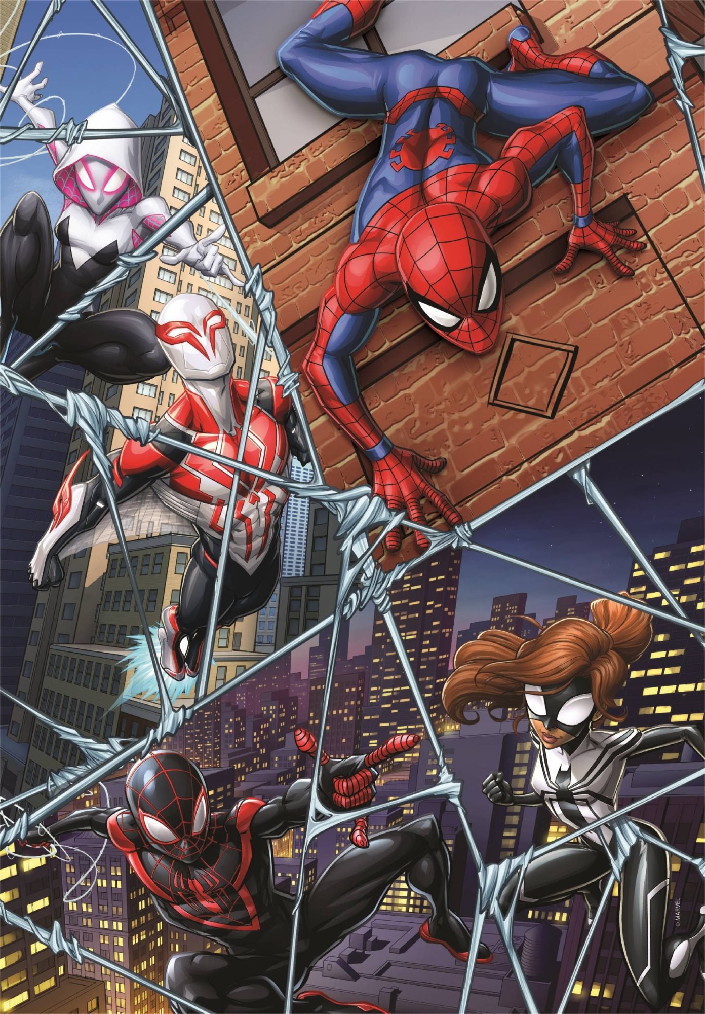 Spiderman: Pavučina - puzzle 104 dílků