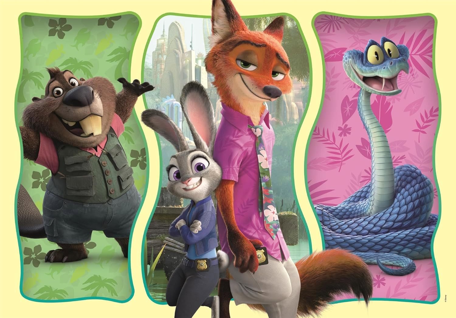 Zootropolis - puzzle 104 dílků