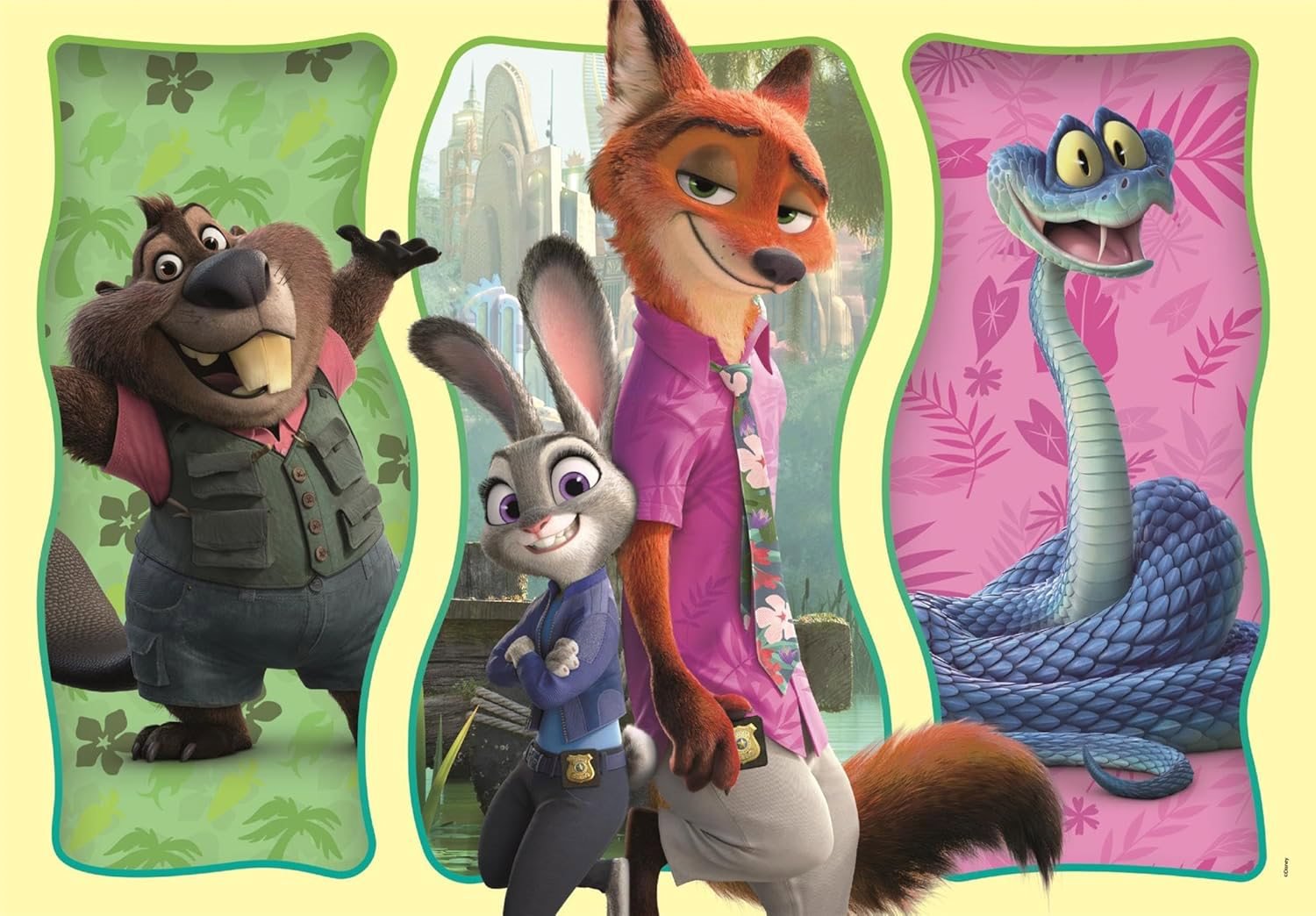 Zootropolis: SUPER - puzzle 104 dílků
