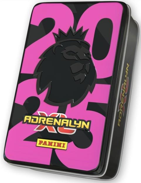 Panini Krabička karet Premier league Adrenalyn XL 2025 Mega Tin