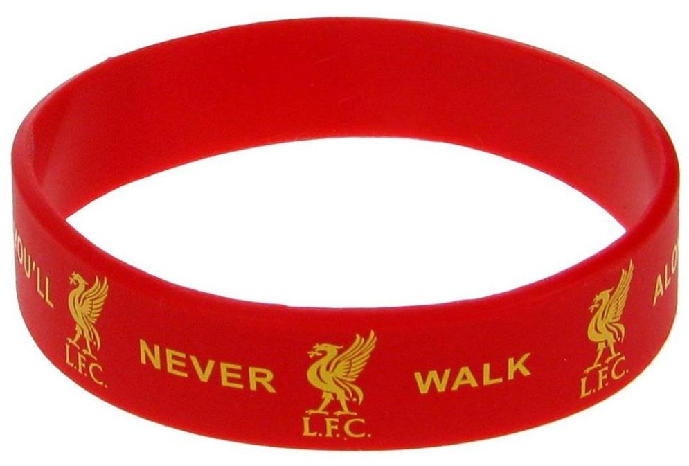 Liverpool FC Y.N.W.A. silikonový náramek, červený