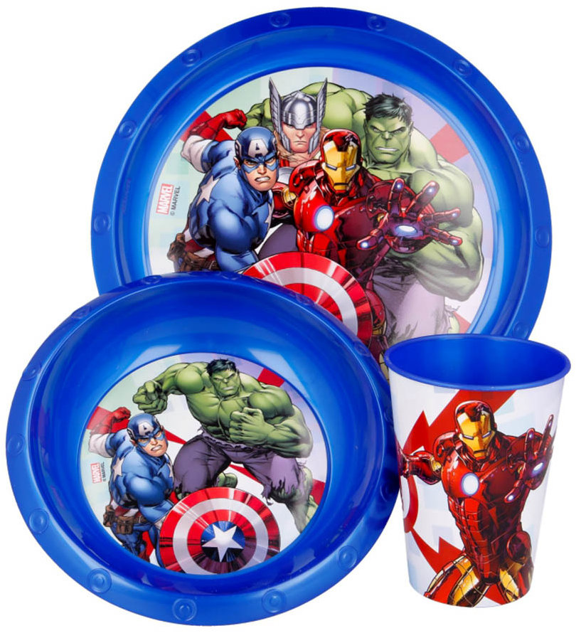 Avengers Rolling Thunder - jídelní sada, 3 ks