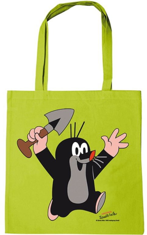 Krteček Juhu - Nákupní taška, zelená