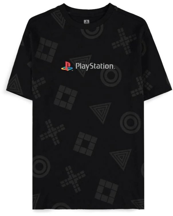 Playstation: Symbols - Pánské tričko černé, vel. L