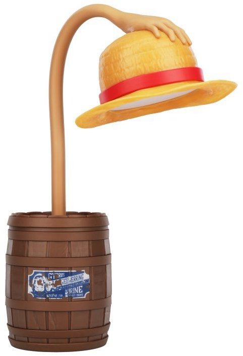 One Piece: 3D barrel with straw hat - lampa