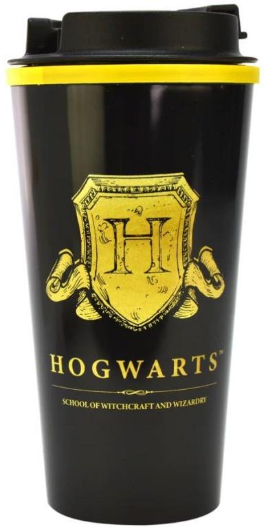 Harry Potter: Hogwarts Shield - cestovní hrnek s víčkem
