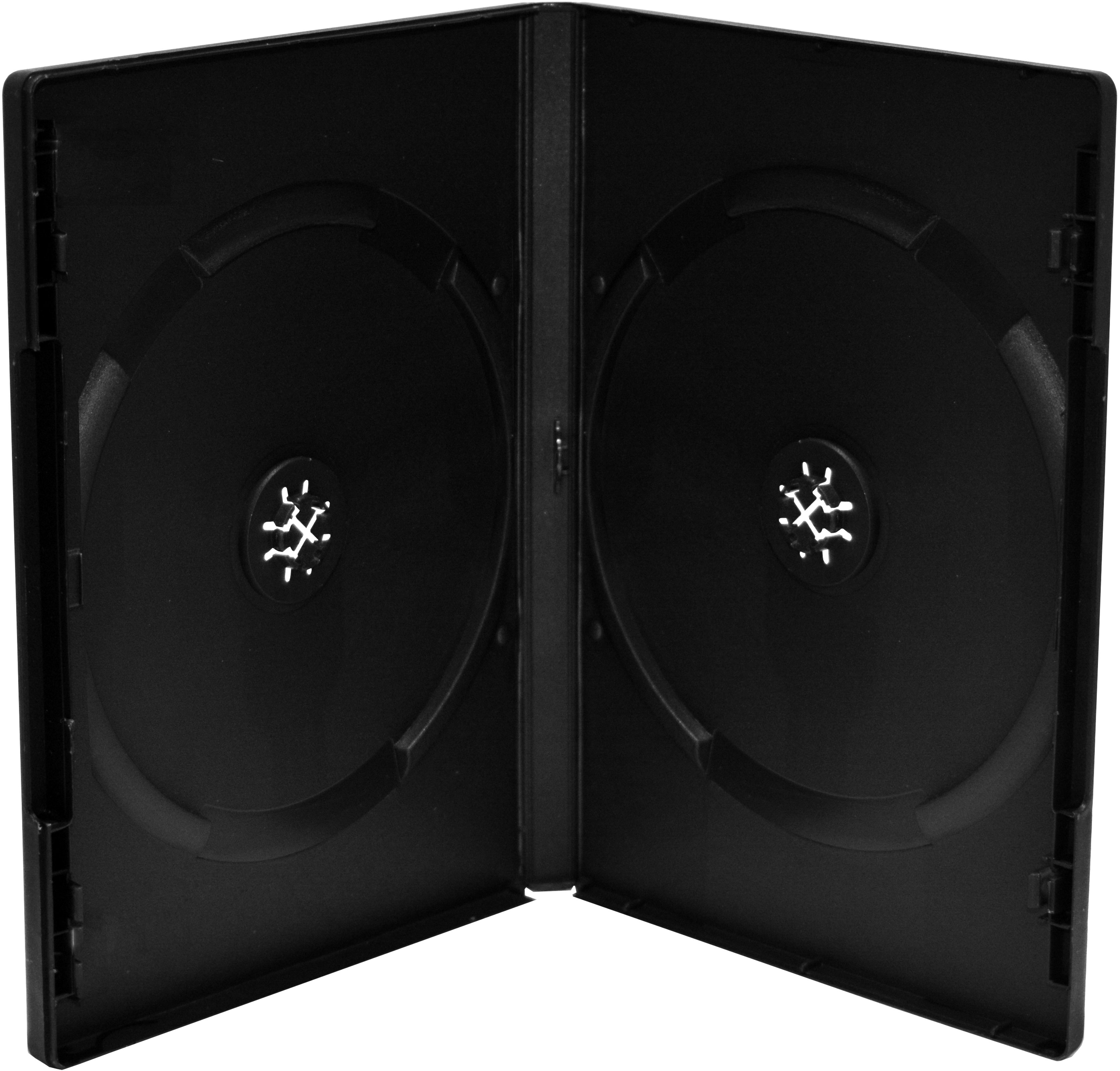 MEDIARANGE box: 2 DVD 14 mm, černý - karton 50 ks