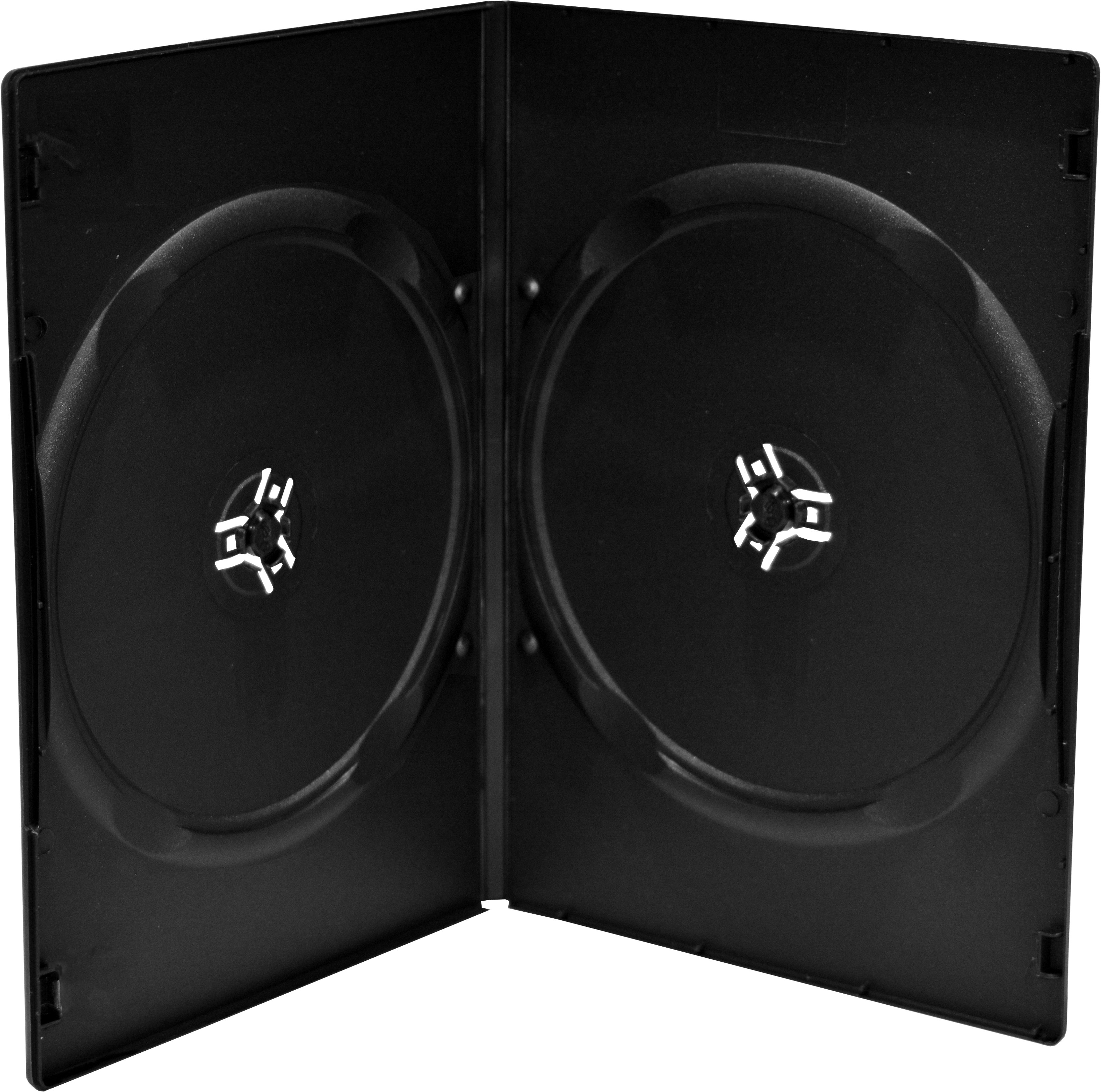 MEDIARANGE box: 2 DVD 7 mm černý - karton 100 ks