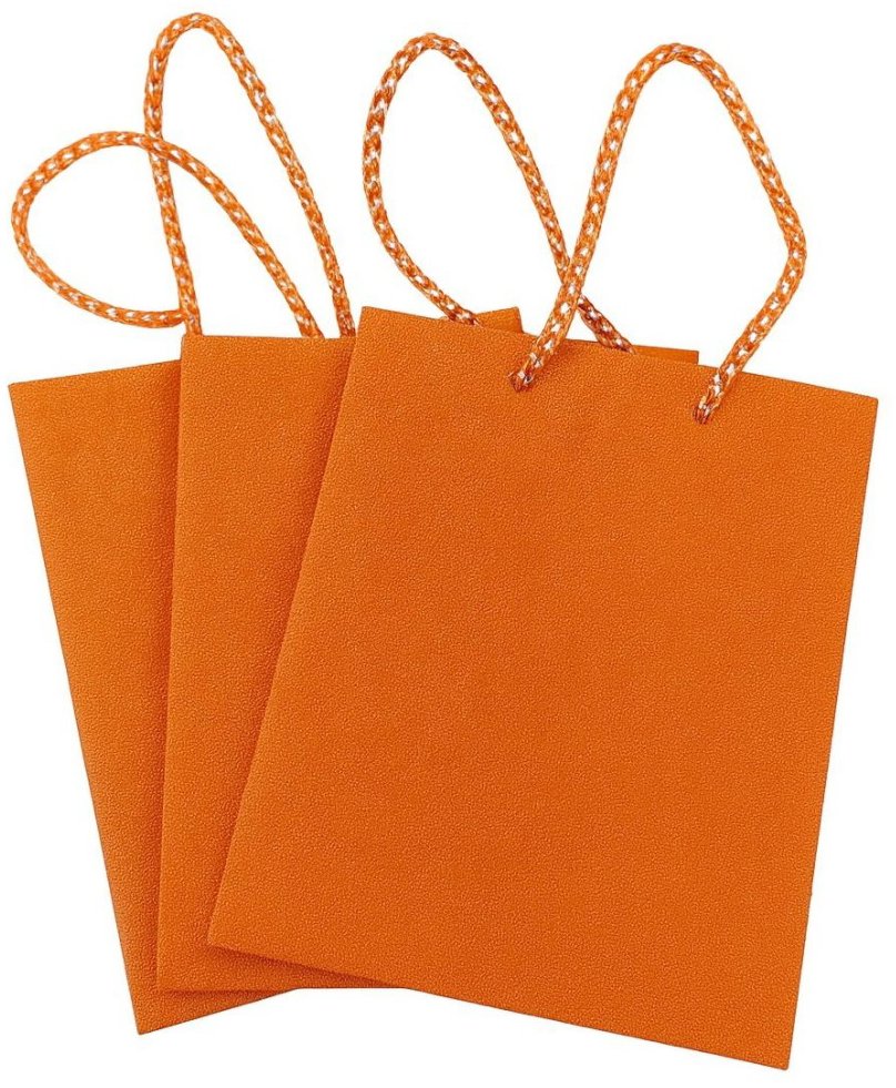 GOBA Glitter M, oranžová, 3 ks