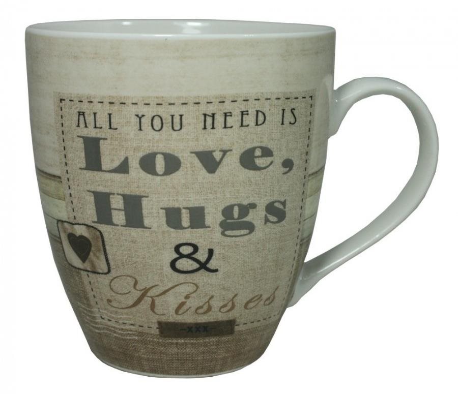GOBA Hrnek Love, Hugs and Kisses 0,6 l