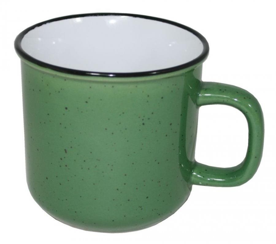 GOBA Hrnek keramický zelený 450 ml