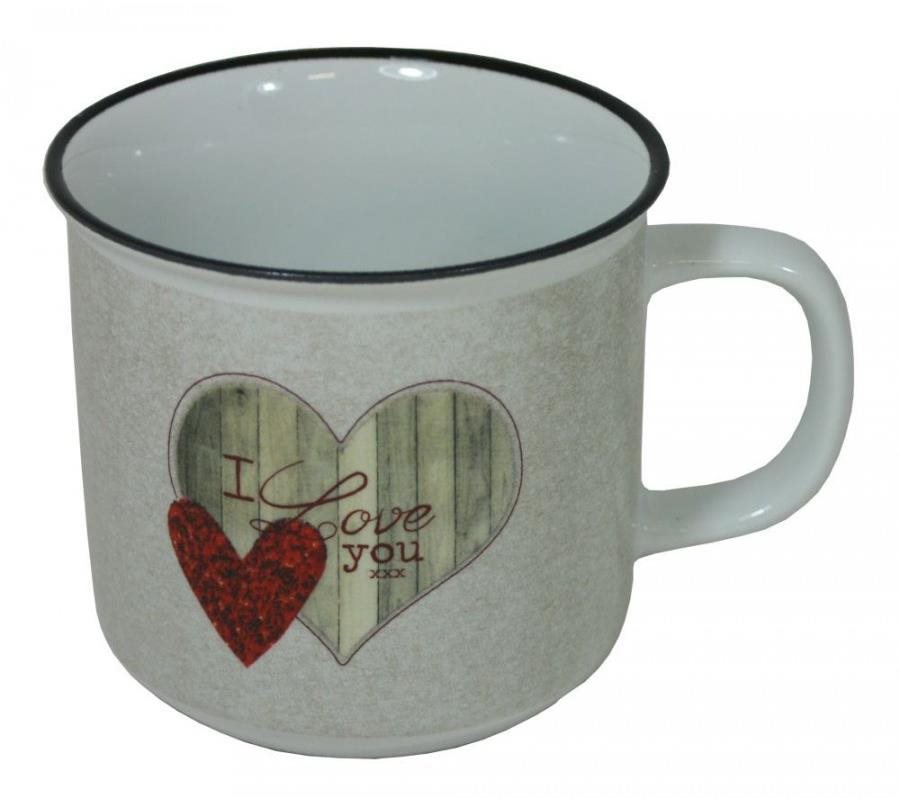 GOBA Hrnek keramický I Love You 450 ml