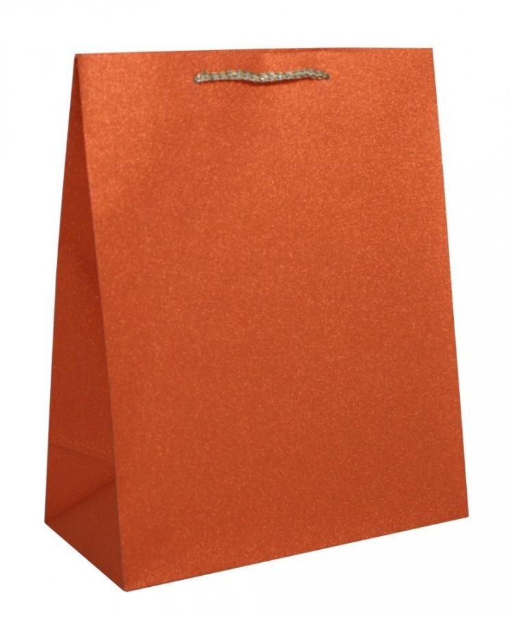 Goba Taška glitter L oranžová, 3 ks