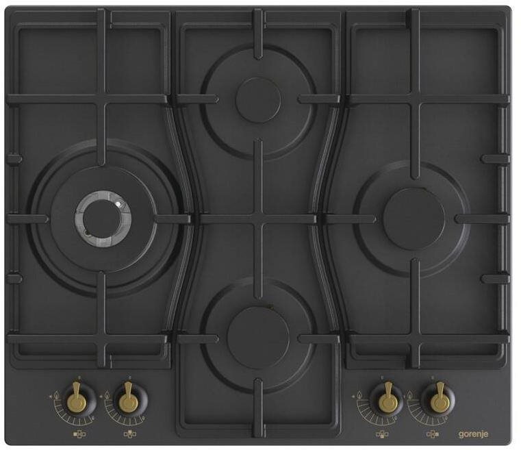 Gorenje Classico plynová varná deska černá GW6D42CLB